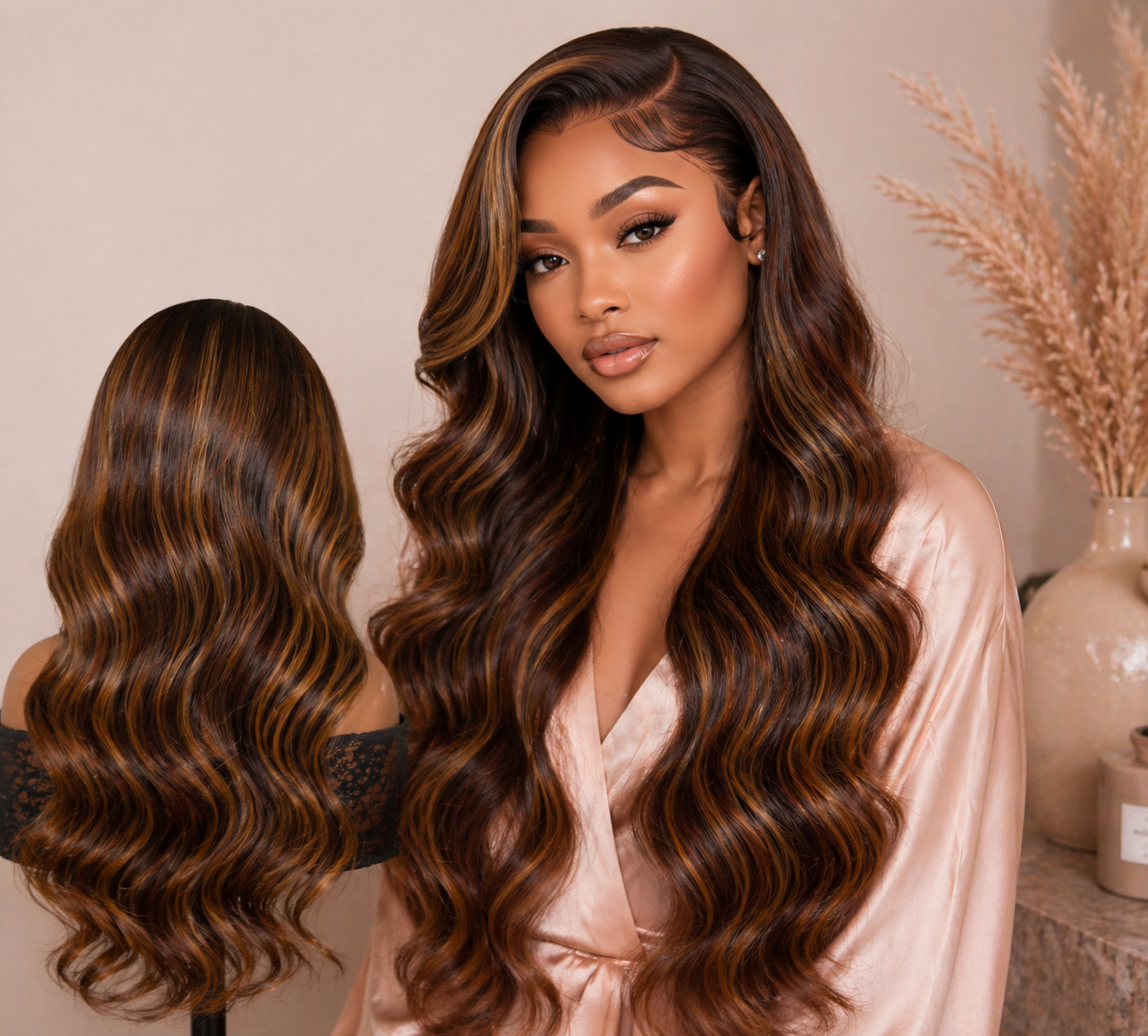 Highlight Body Wave 13x4 HD Lace Wig (200% Density)